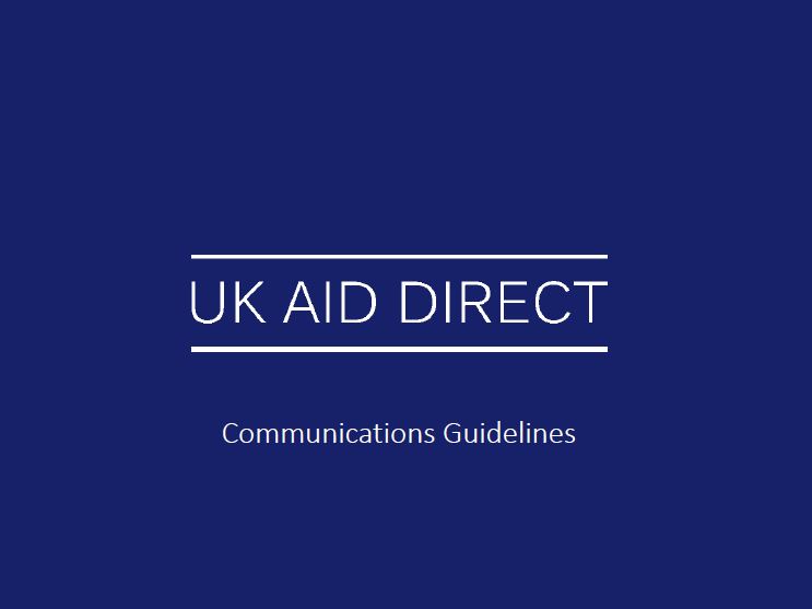 cover thumbnails ukaid communications guidelines